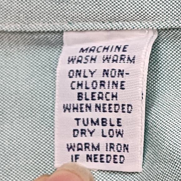 Ralph Lauren Classic Fit Green Men's‎ Button Up Shirts Sz 16.5 32/33 - Picture 7 of 7